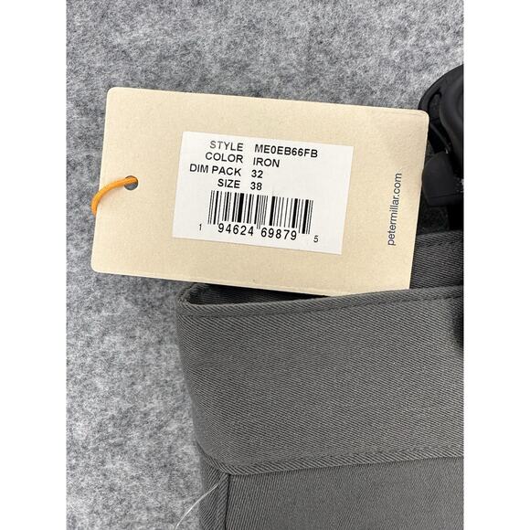 Peter Millar Crown Sport 5 Pocket EB66 Performance Pants Iron Gray 38x32 $160 - Picture 3 of 16